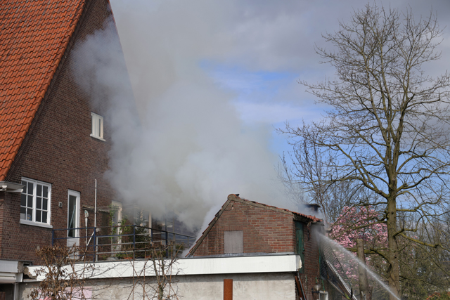 Brand in schuurtje aan de Baardwijksestraat Waalwijk