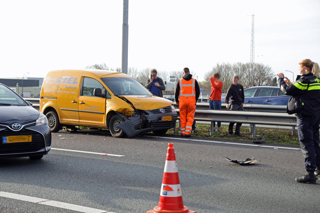 Weer een ongeval op de A59 (Maasroute) Waalwijk