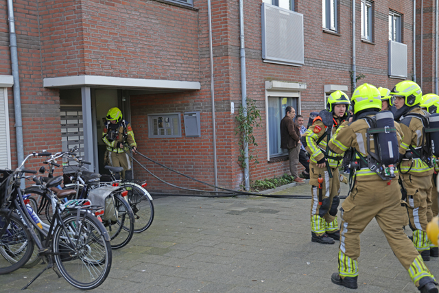 Wasdroger in brand bij RIBW Brabant aan de Margrietstraat Waalwijk