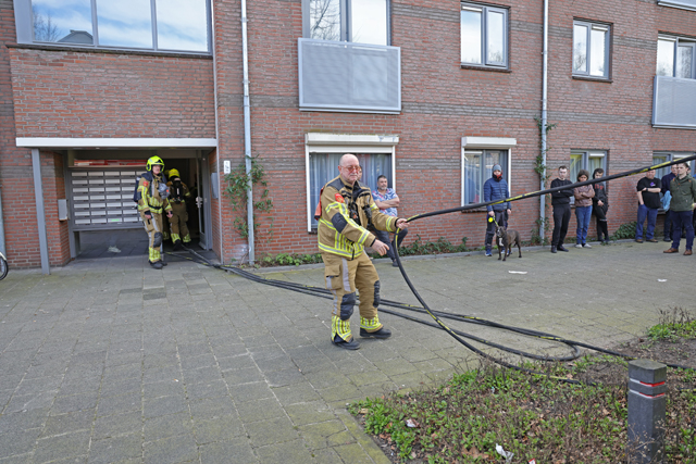 Wasdroger in brand bij RIBW Brabant aan de Margrietstraat Waalwijk