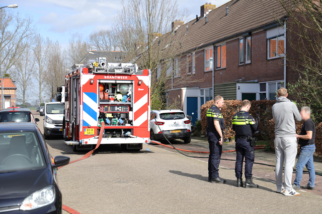 Brand in schuurtje aan de Baardwijksestraat Waalwijk