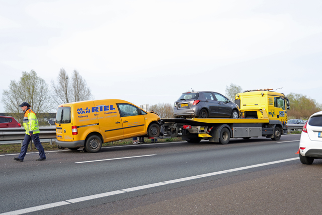 Weer een ongeval op de A59 (Maasroute) Waalwijk
