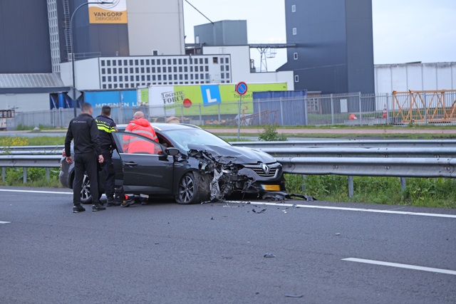 Flink ongeval op de A59 (Maasroute) Waalwijk