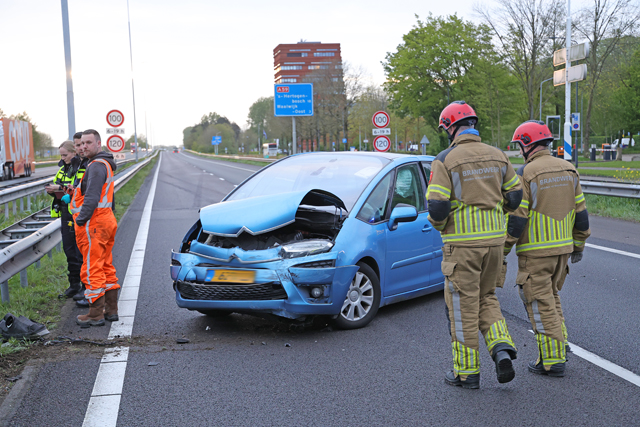 Flink ongeval op de A59 (Maasroute) Waalwijk