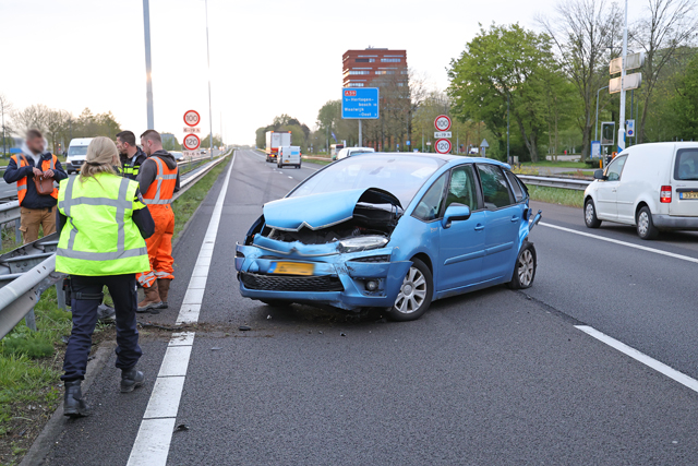 Flink ongeval op de A59 (Maasroute) Waalwijk