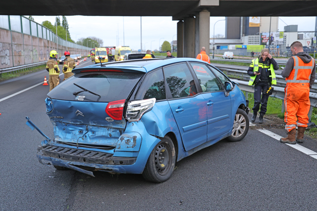 Flink ongeval op de A59 (Maasroute) Waalwijk