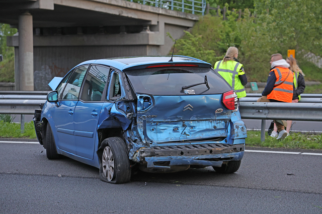 Flink ongeval op de A59 (Maasroute) Waalwijk