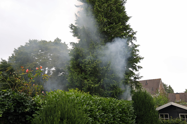 Brand in tuinhuisje aan de Zeelandstraat Waalwijk