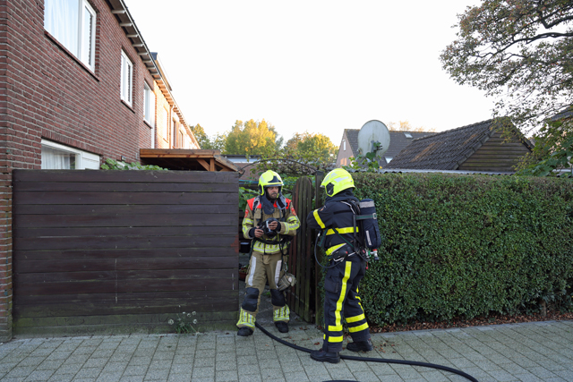 Vlam in de pan in schuur aan de Van Berckenrodelaan Waalwijk