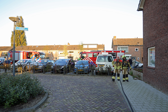 Vlam in de pan in schuur aan de Van Berckenrodelaan Waalwijk