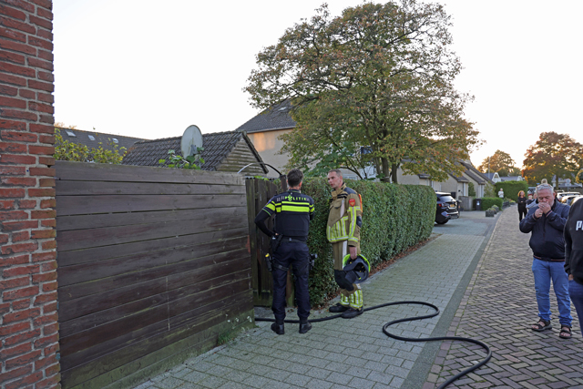 Vlam in de pan in schuur aan de Van Berckenrodelaan Waalwijk