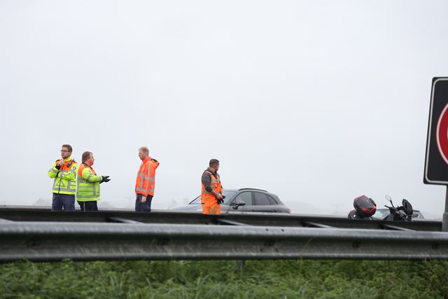 Motorrijder raakt gewond op de A59 (Maasroute) Waalwijk