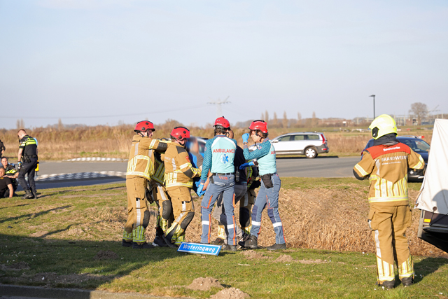Ernstig ongeval op kruising aan de Weteringweg Waalwijk