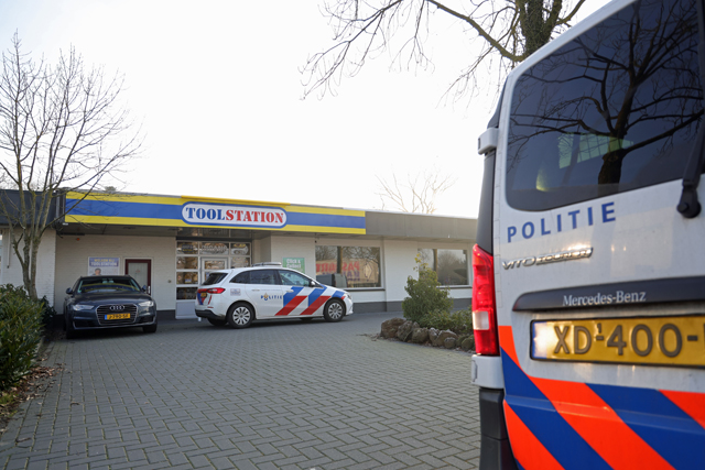 Overval op Toolstation aan de Prof. Zeemanweg Waalwijk