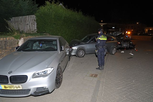 Ravage na ongeval aan de Laageindse Stoep Waalwijk