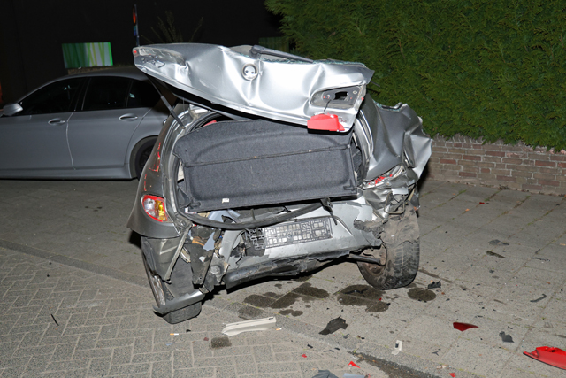 Ravage na ongeval aan de Laageindse Stoep Waalwijk