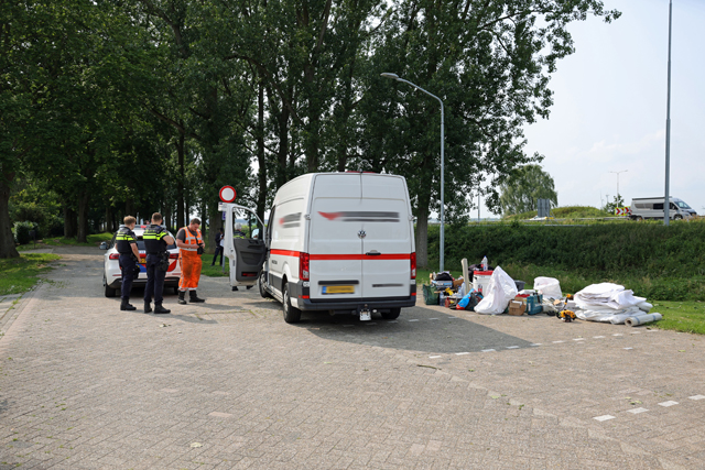 Bestelbus in beslag genomen na ANPR-hit op de A59 bij Waalwijk