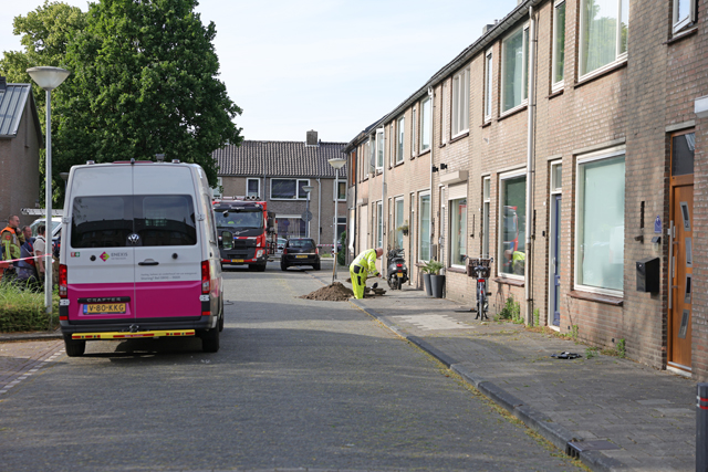 Gaslek aan Prof. Treubstraat zorgt voor inzet brandweer en Enexis
