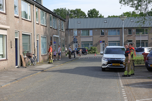 Gaslek aan Prof. Treubstraat zorgt voor inzet brandweer en Enexis