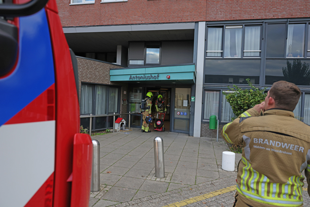 Kleine brand in magnetron bij Antoniushof Waalwijk zorgt voor rookontwikkeling