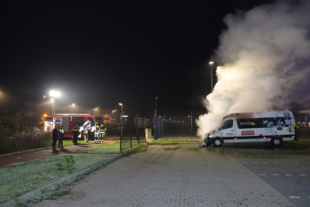 Man aangehouden na brandstichting bij bestelbus van OTTO Work Force in Waalwijk