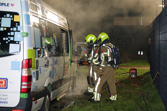 Man aangehouden na brandstichting bij bestelbus van OTTO Work Force in Waalwijk