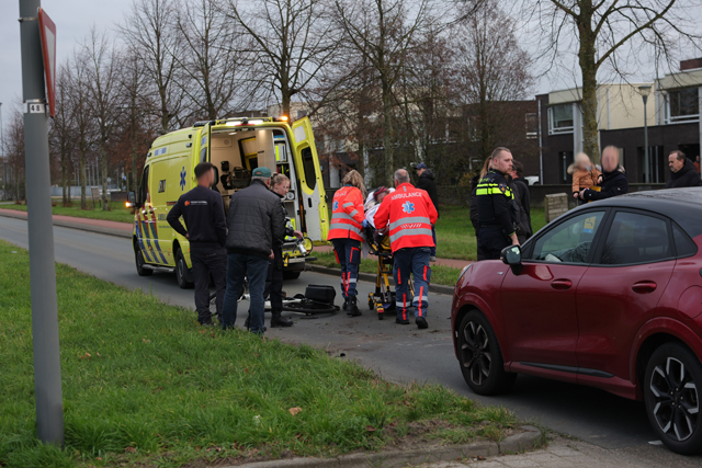 Fietser gewond bij aanrijding op de Noorder Allee in Waalwijk
