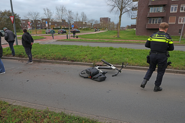 Fietser gewond bij aanrijding op de Noorder Allee in Waalwijk