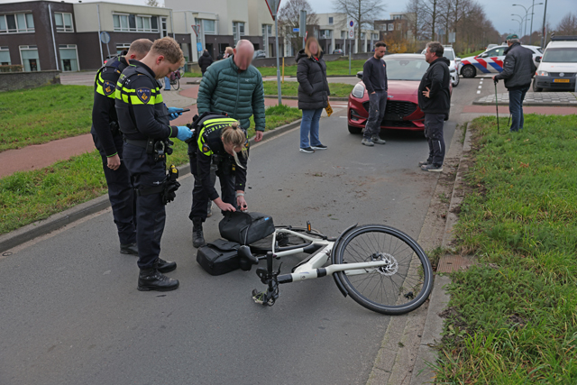 Fietser gewond bij aanrijding op de Noorder Allee in Waalwijk