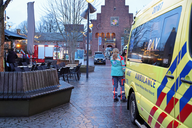 Bewoonster gewond bij keukenbrand Markt Waalwijk