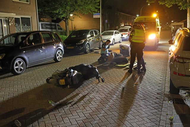 Scooterrijder gewond na harde val op Cesar Francklaan Waalwijk