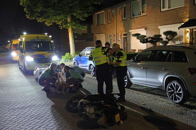 Scooterrijder gewond na harde val op Cesar Francklaan Waalwijk
