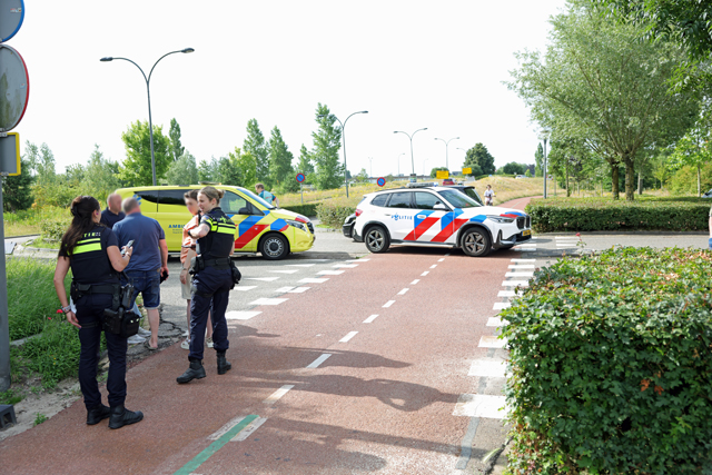 Fietser raakt gewond bij aanrijding op De Gaard in Waalwijk