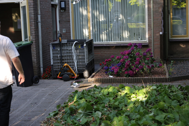 Politie valt woning binnen aan Diederikhof na anonieme tip: net geoogste hennepkwekerij ontdekt